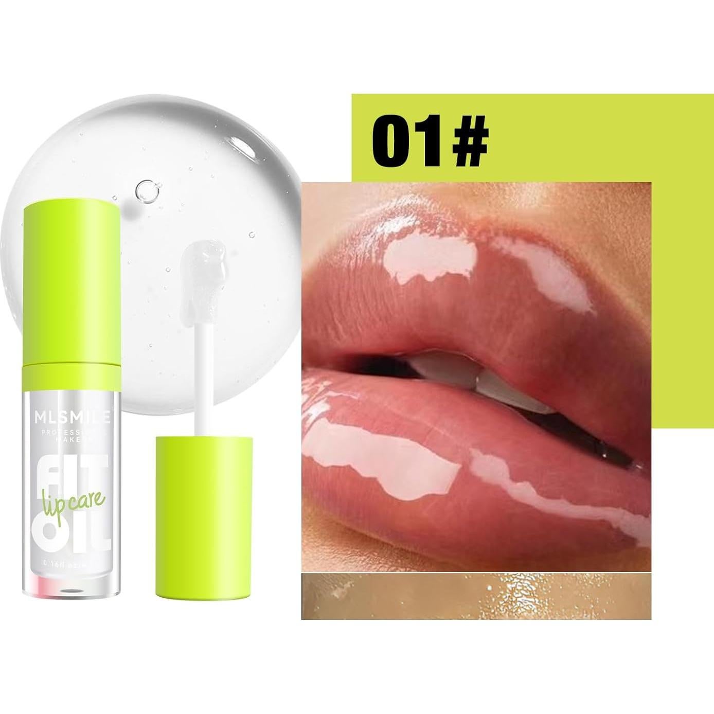 Aceite de Labios Brillante Lip Glaze 25g Hidratante Natural