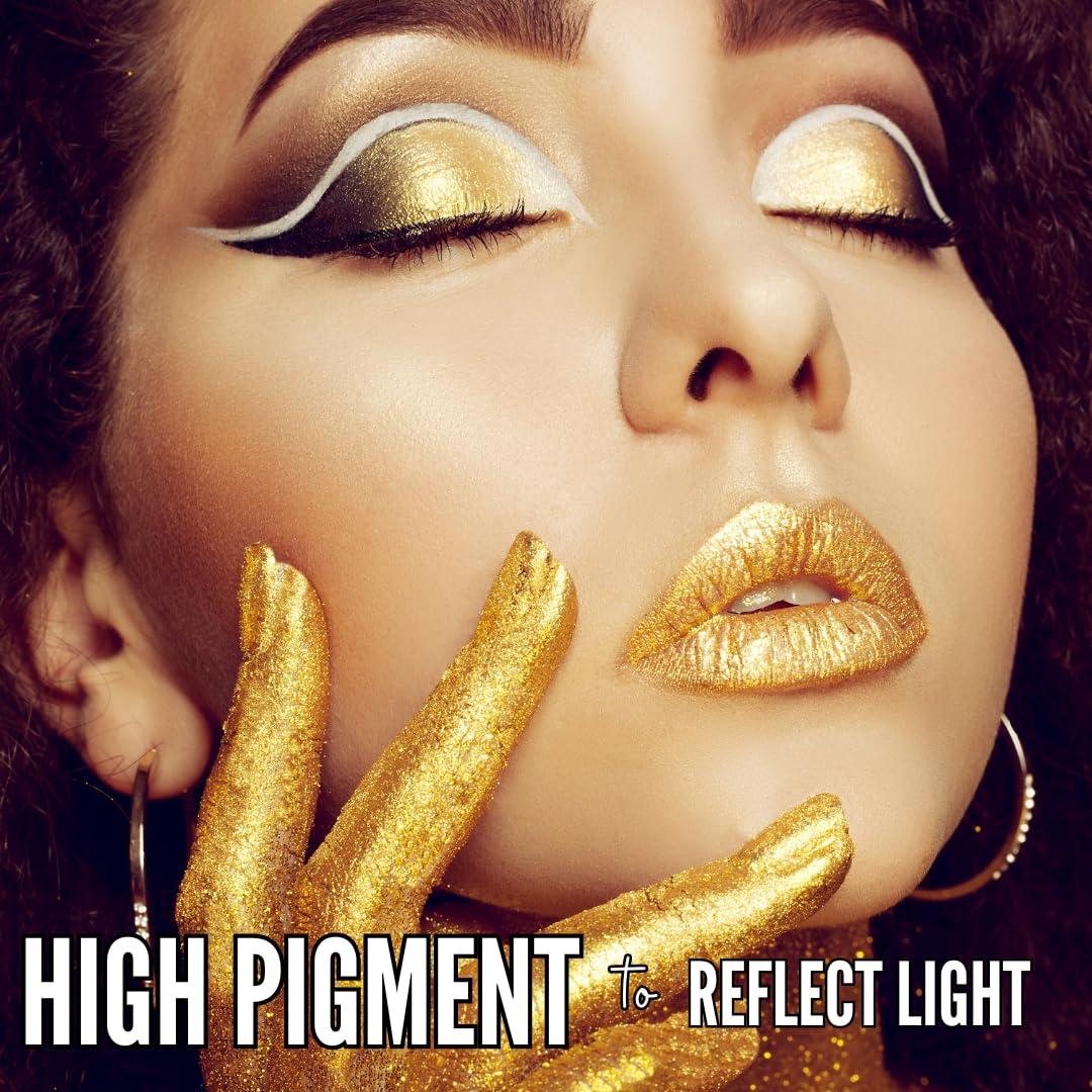 Polvo Iluminador Facial y Corporal Mynena Dorado 70g