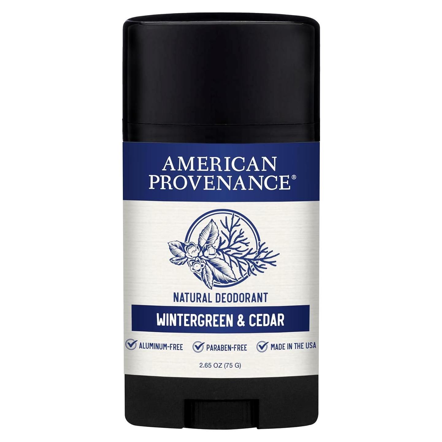 Desodorante Natural Americano Sin Aluminio 77g - Menta y Cedro