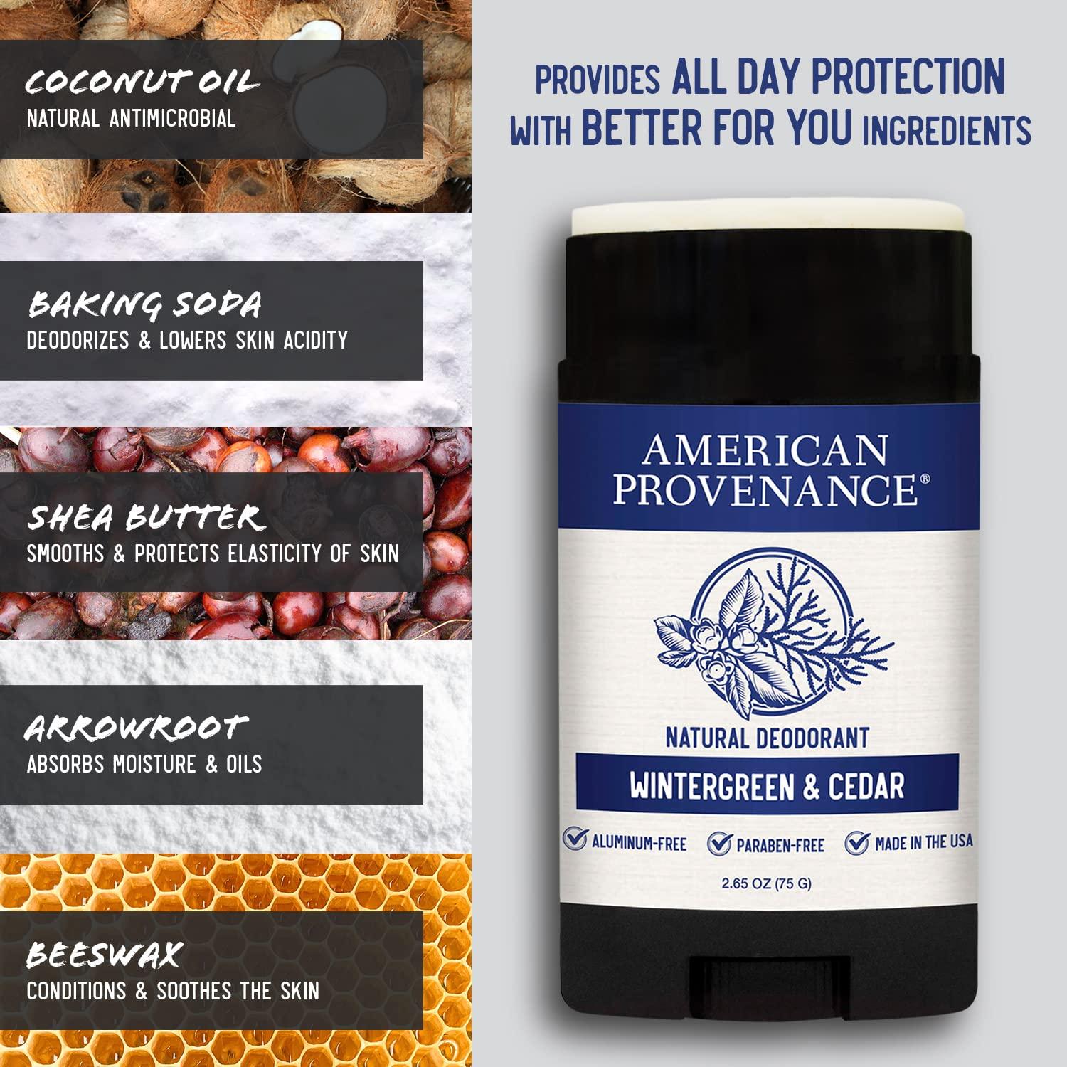 Desodorante Natural Americano Sin Aluminio 77g - Menta y Cedro