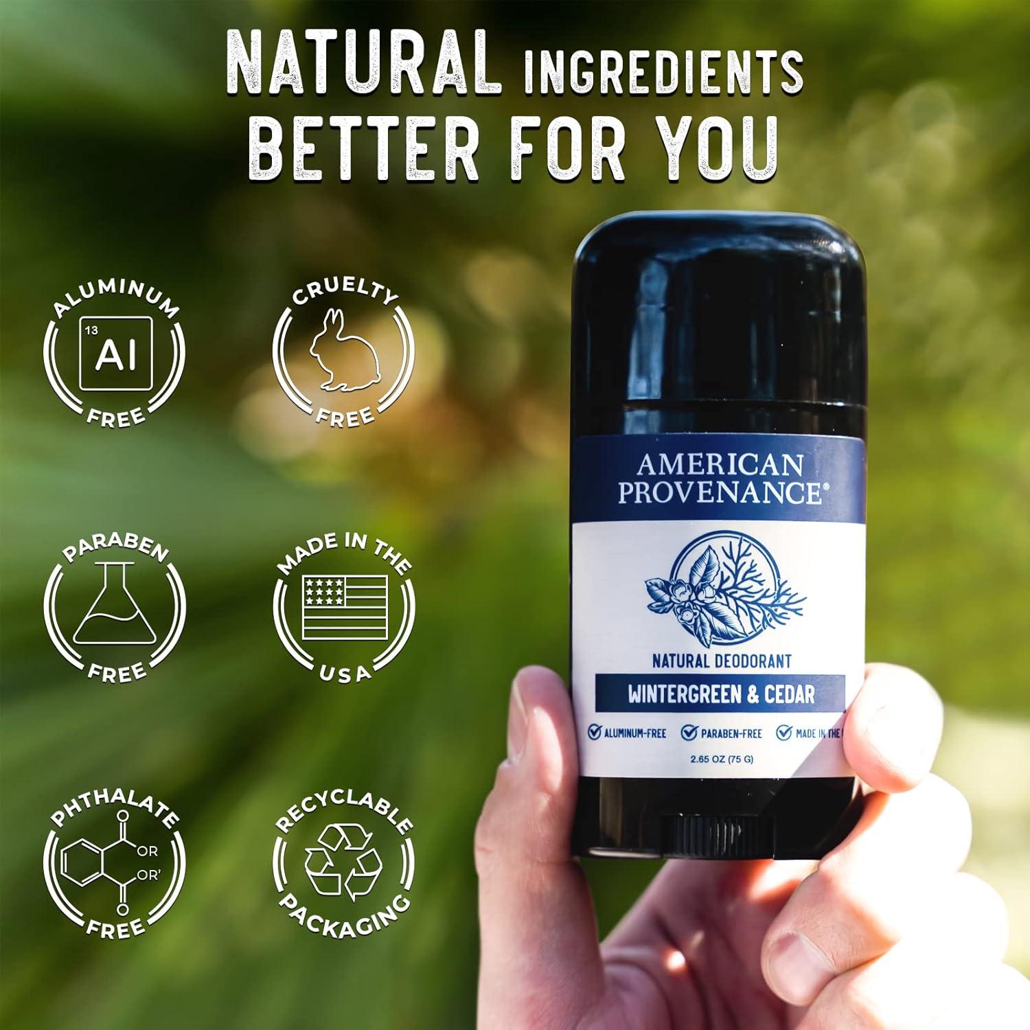 Desodorante Natural Americano Sin Aluminio 77g - Menta y Cedro