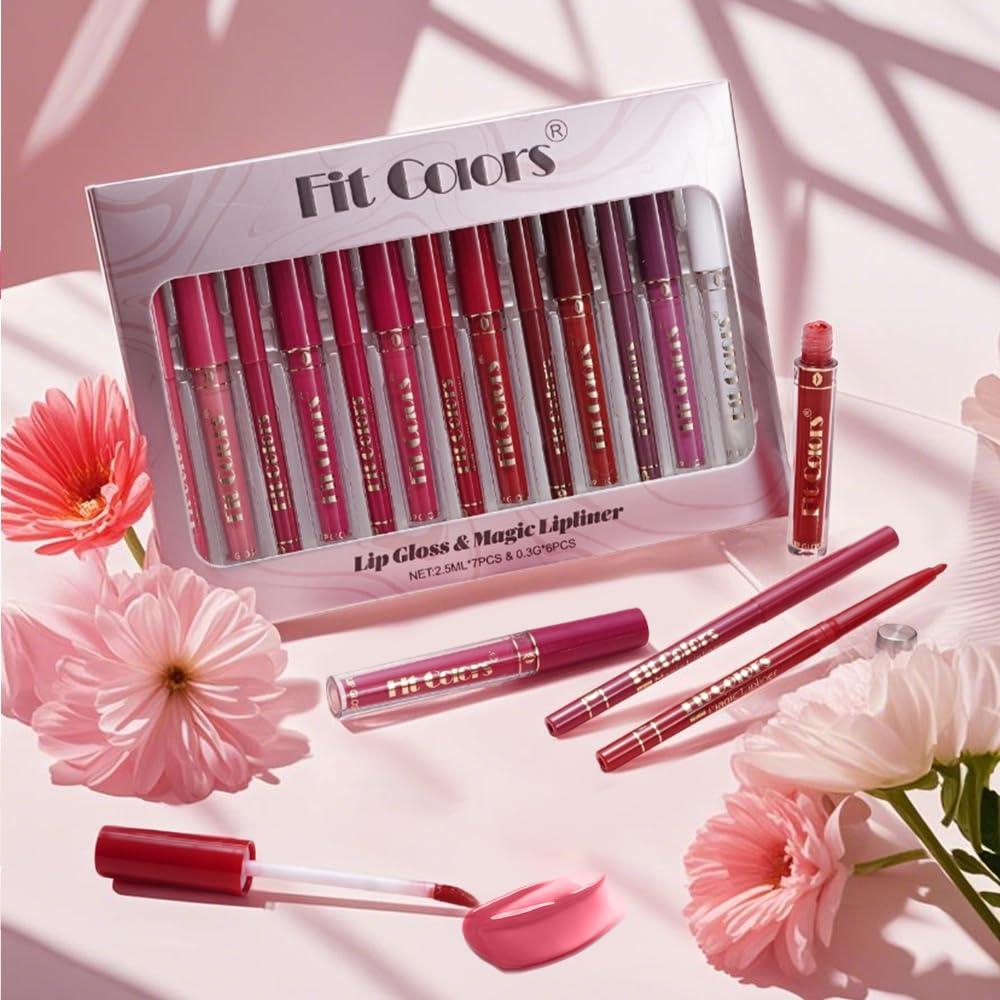 Set de Maquillaje de Labios Sam Sugar 13 Piezas Hidratante