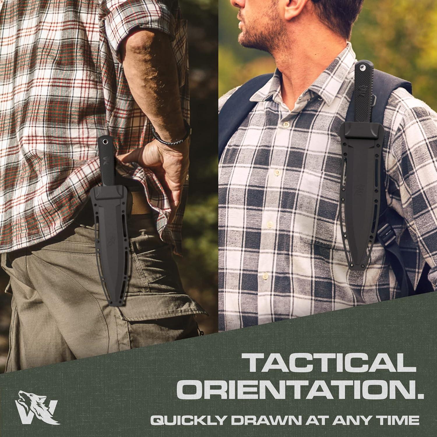 Cuchillo de Caza Odenwolf W-Catcher 22.86 cm Doble Filo