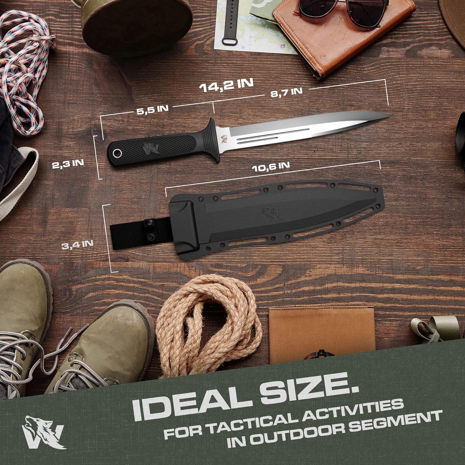 Cuchillo de Caza Odenwolf W-Catcher 22.86 cm Doble Filo