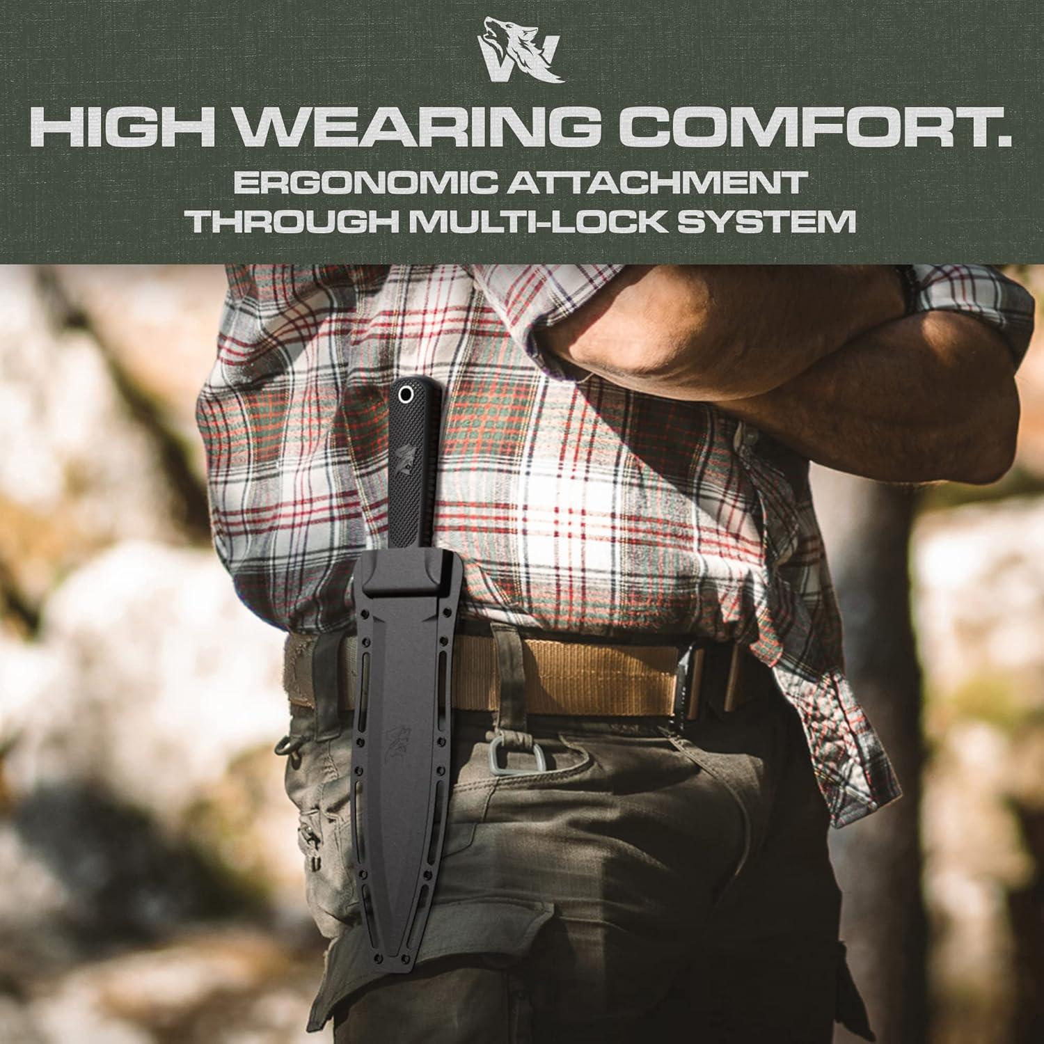 Cuchillo de Caza Odenwolf W-Catcher 22.86 cm Doble Filo