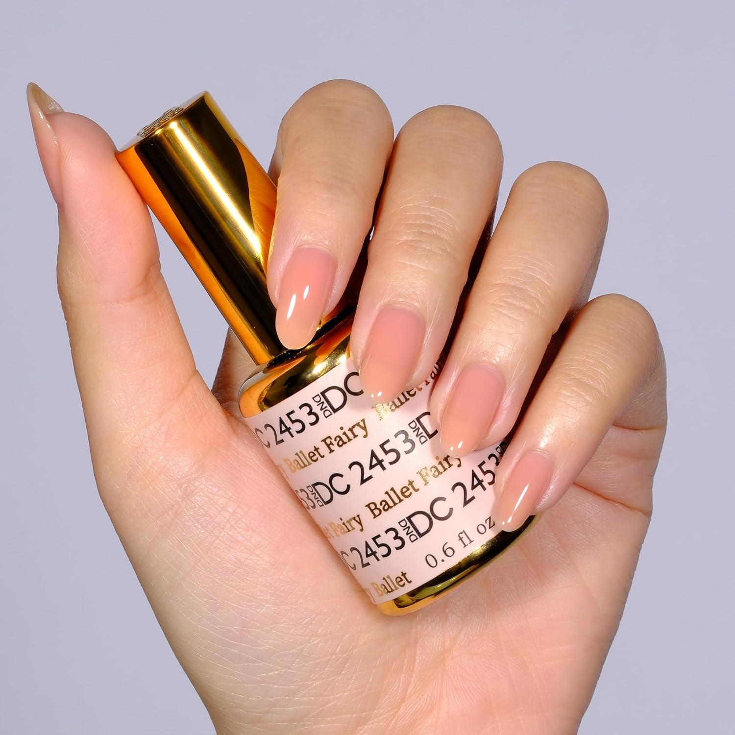 Conjunto Esmalte en Gel DND DC Hada de Ballet 0.5 Oz