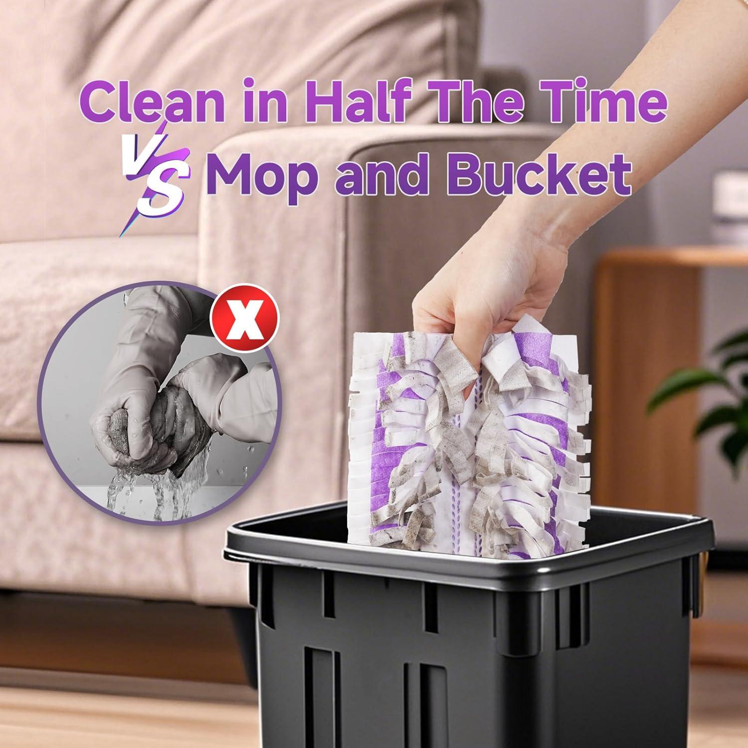 Recargas de Mopa Desechable WENGROU 30 Paños Multi-Superficie