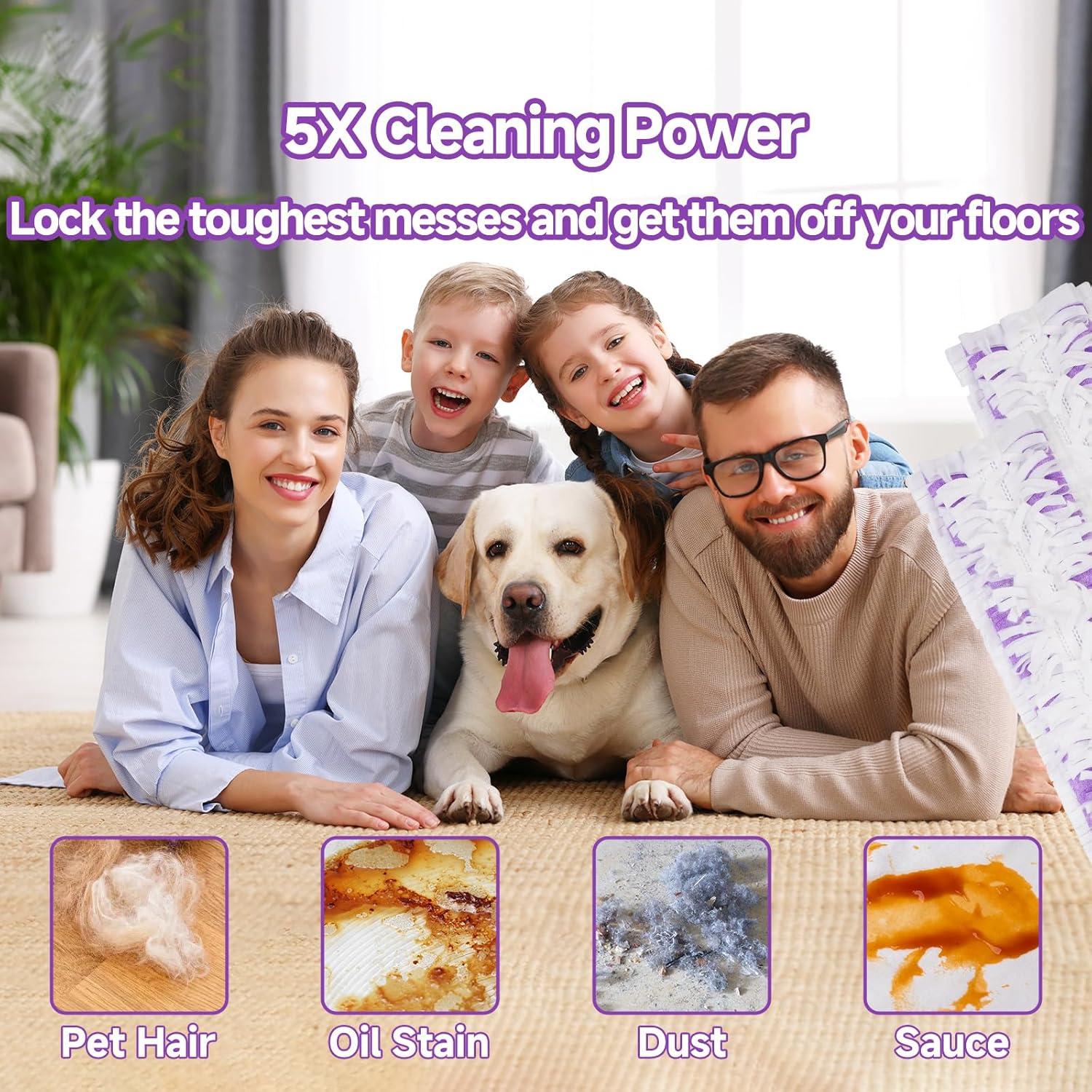 Recargas de Mopa Desechable WENGROU 30 Paños Multi-Superficie