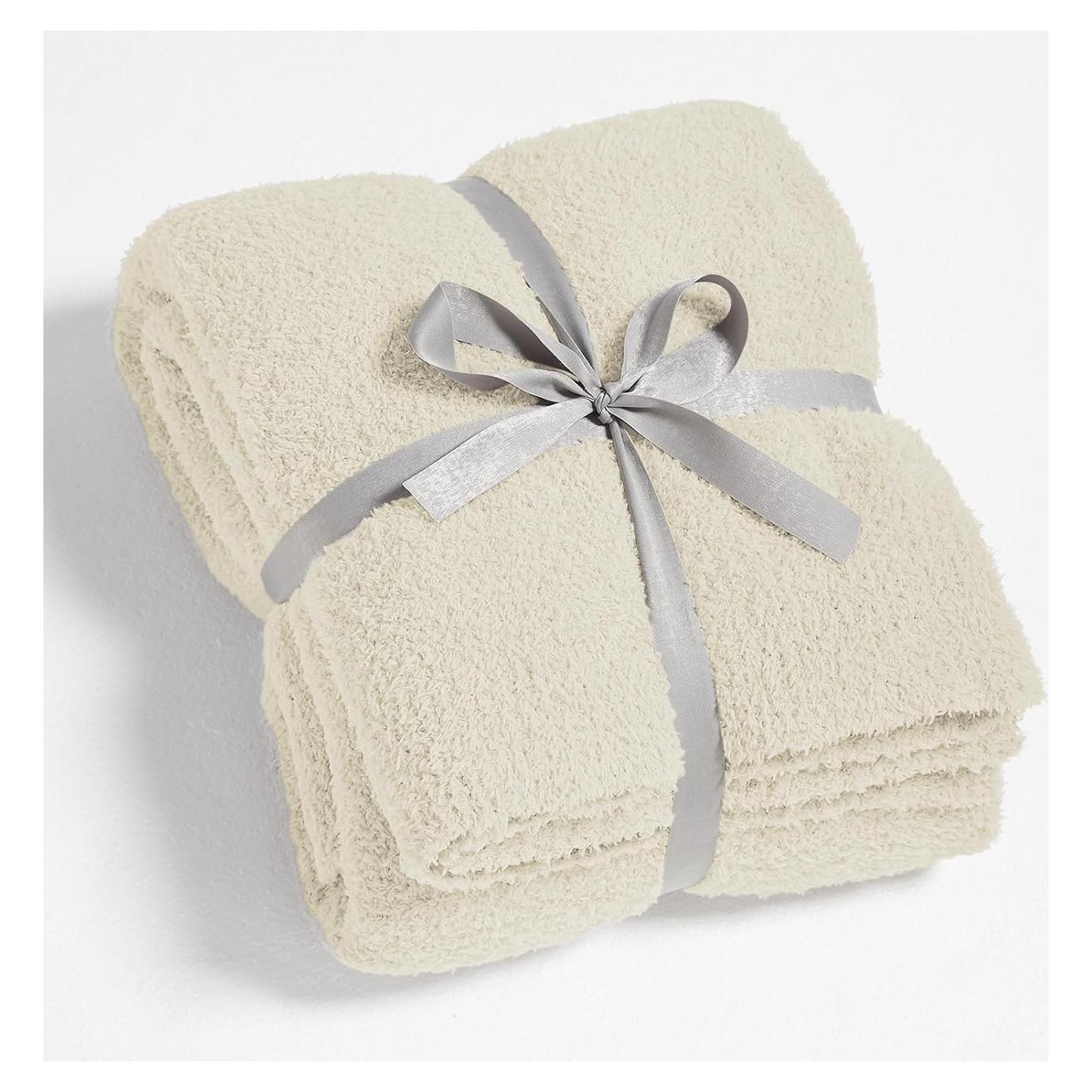 Manta de Tejer CYMULA Super Suave Beige 127x152 cm