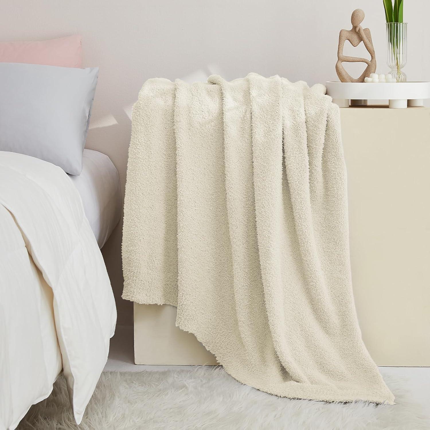 Manta de Tejer CYMULA Super Suave Beige 127x152 cm