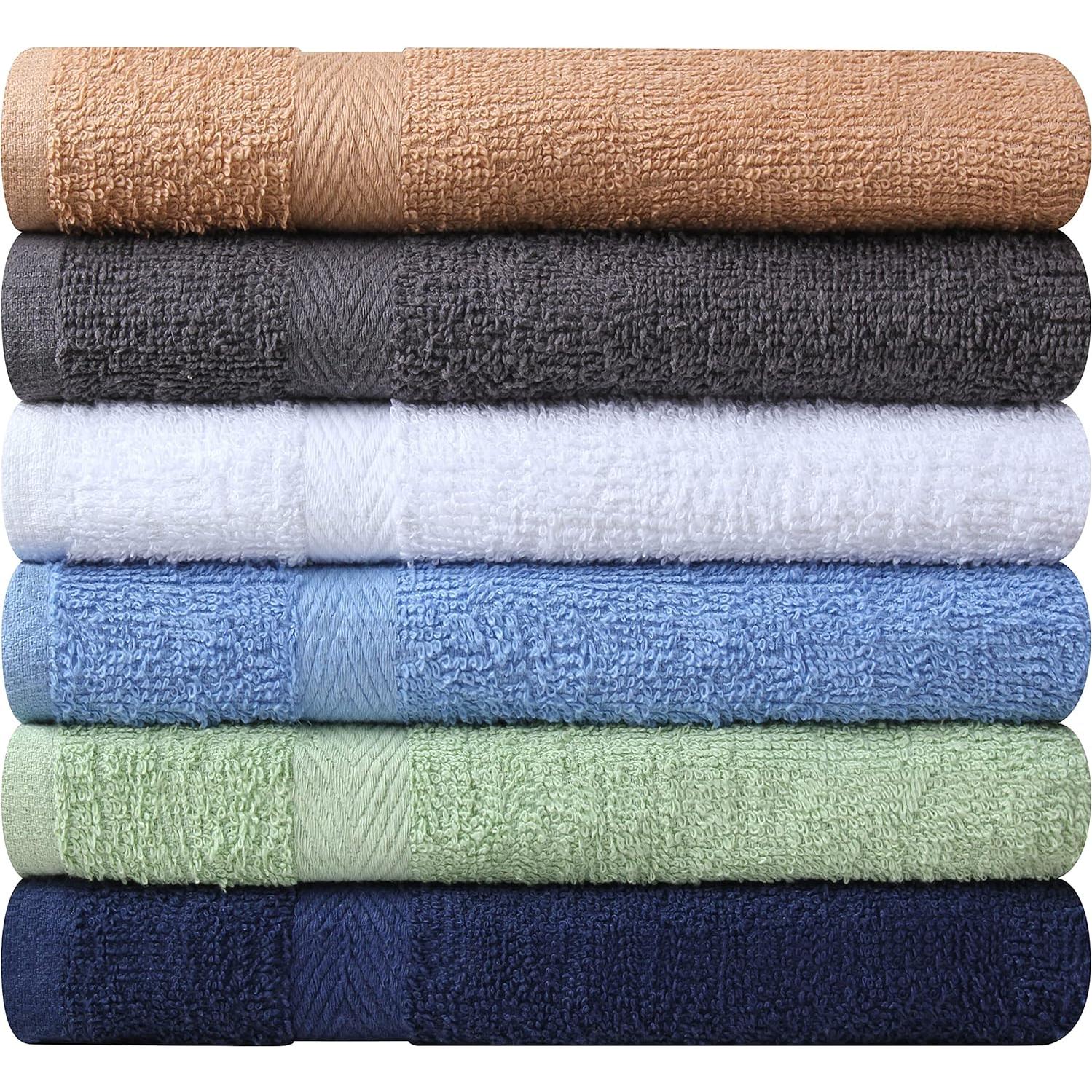 Juego de Toallas de Baño 6 Piezas Algodón Towel and Linen Mart