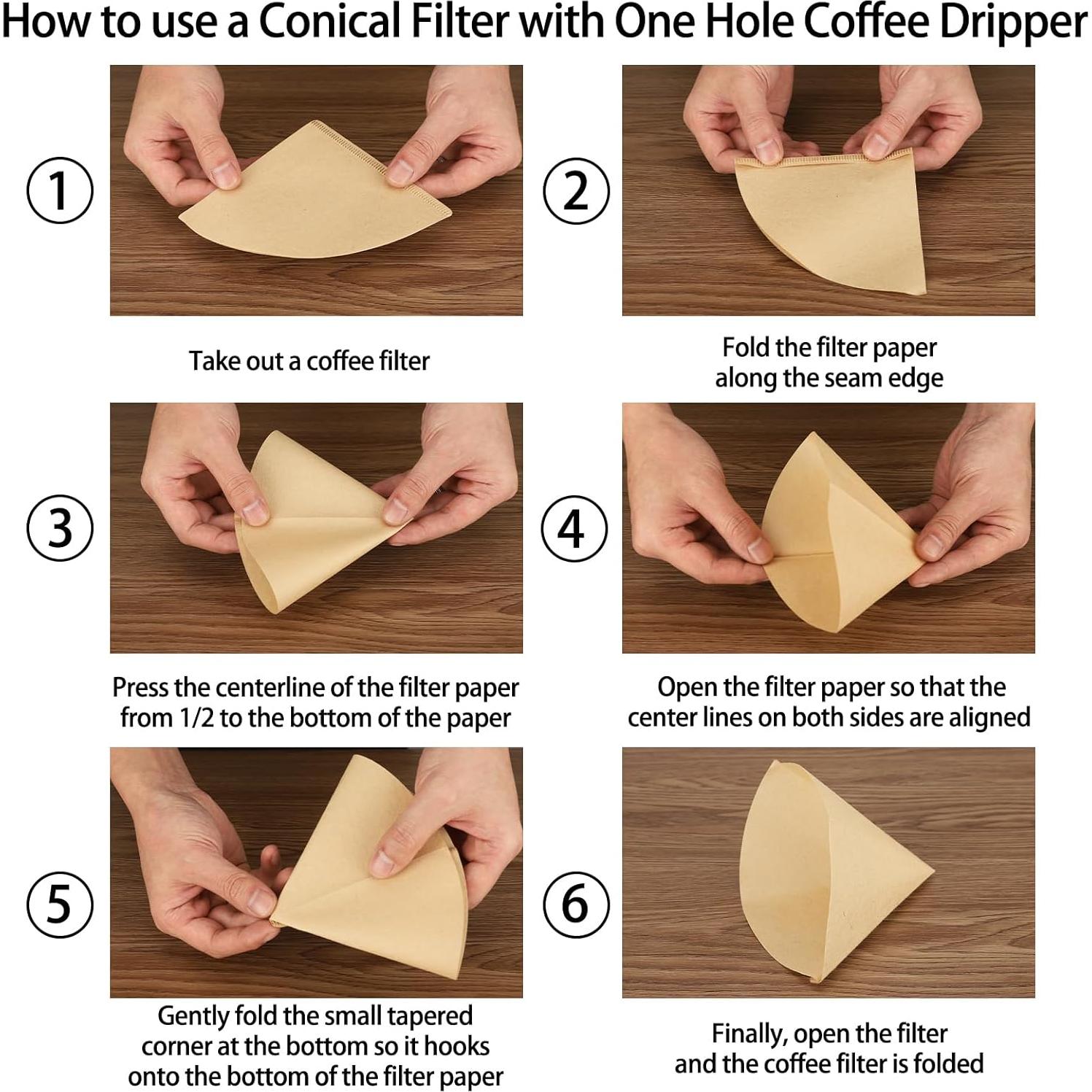 Vertedor de Café Cerámica Mongdio MD-TCLB Negro 320g