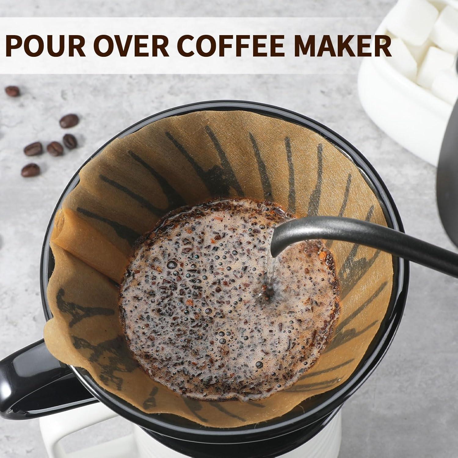 Vertedor de Café Cerámica Mongdio MD-TCLB Negro 320g