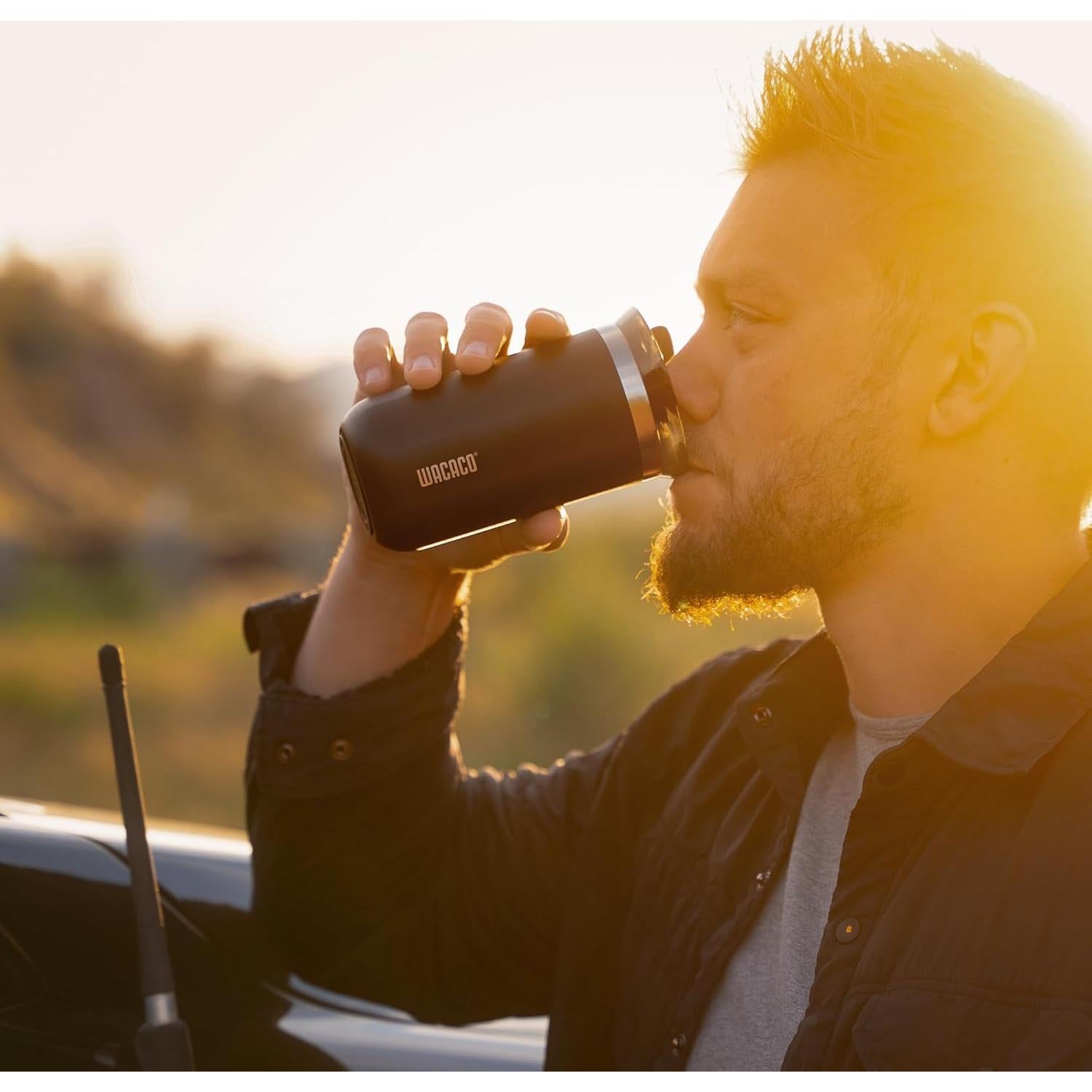 Taza de Viaje WACACO Octaroma Lungo 300ml Acero Inoxidable