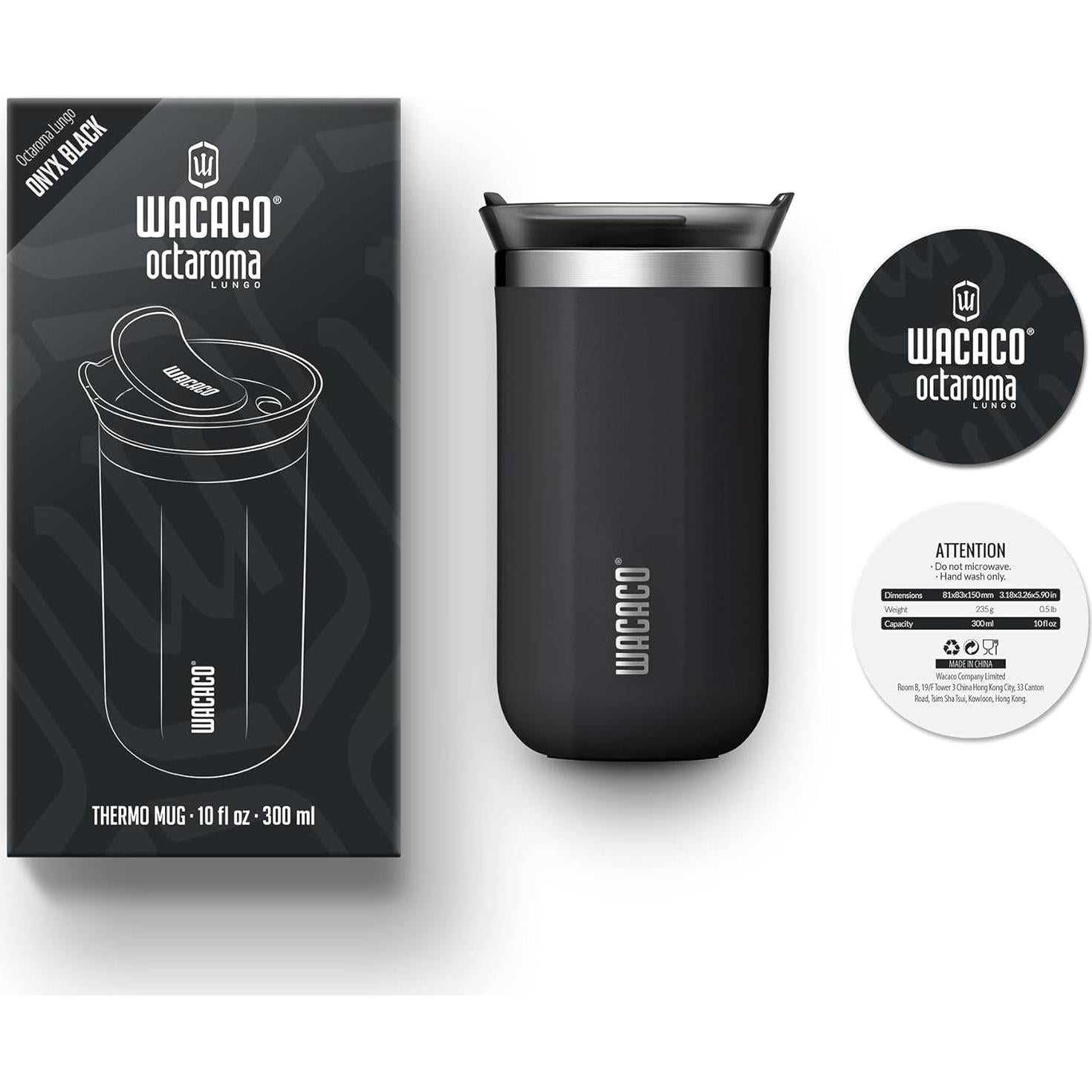 Taza de Viaje WACACO Octaroma Lungo 300ml Acero Inoxidable