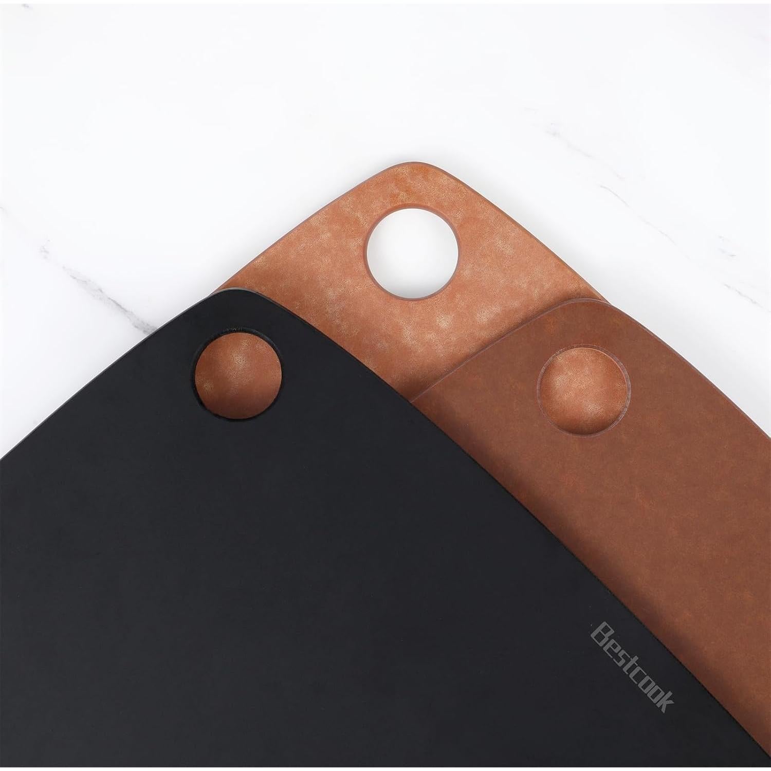 Tabla de Cortar Ecológica BESTCOOK 37.1x27.4cm Negra