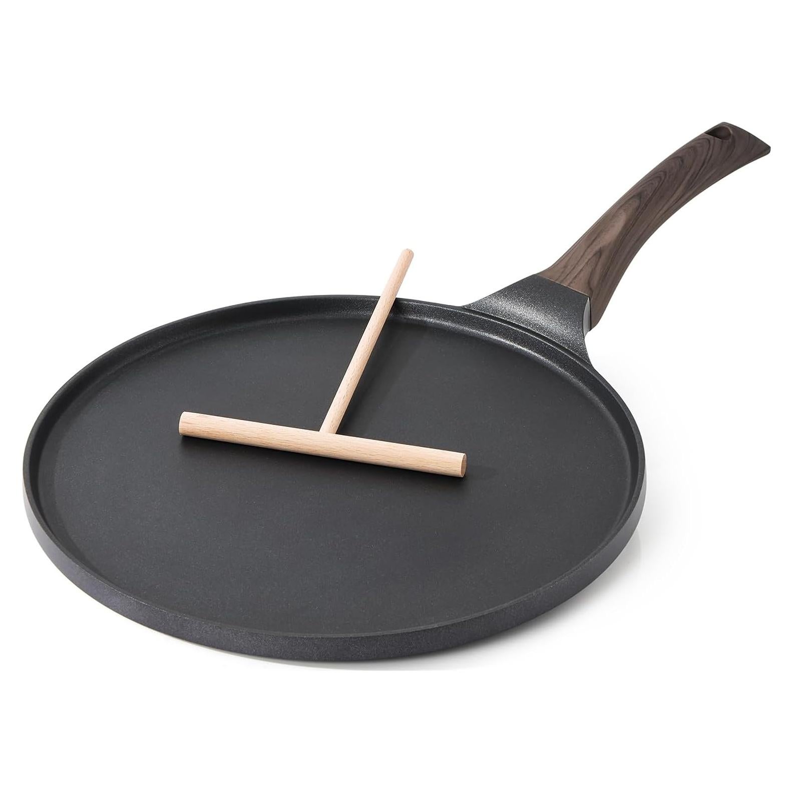 Sartén para Crepas SENSARTE 10" Antiadherente Granito Negro