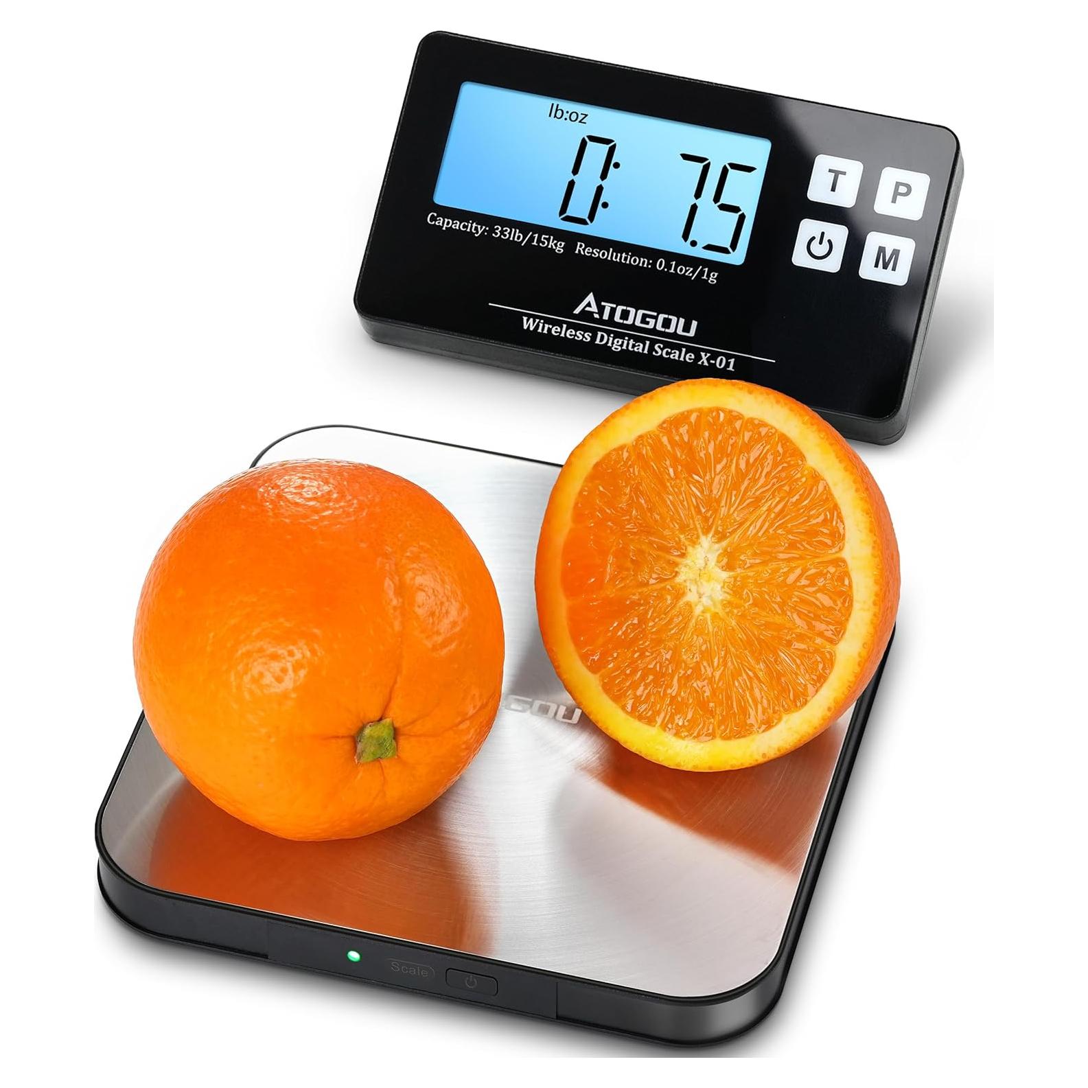 Báscula de Cocina Digital Aotgou 15kg Acero Inoxidable