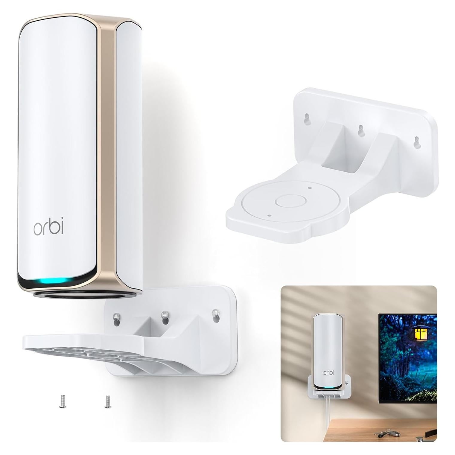 Soporte de Montaje en Pared EDUP para Router WiFi 7 - Blanco