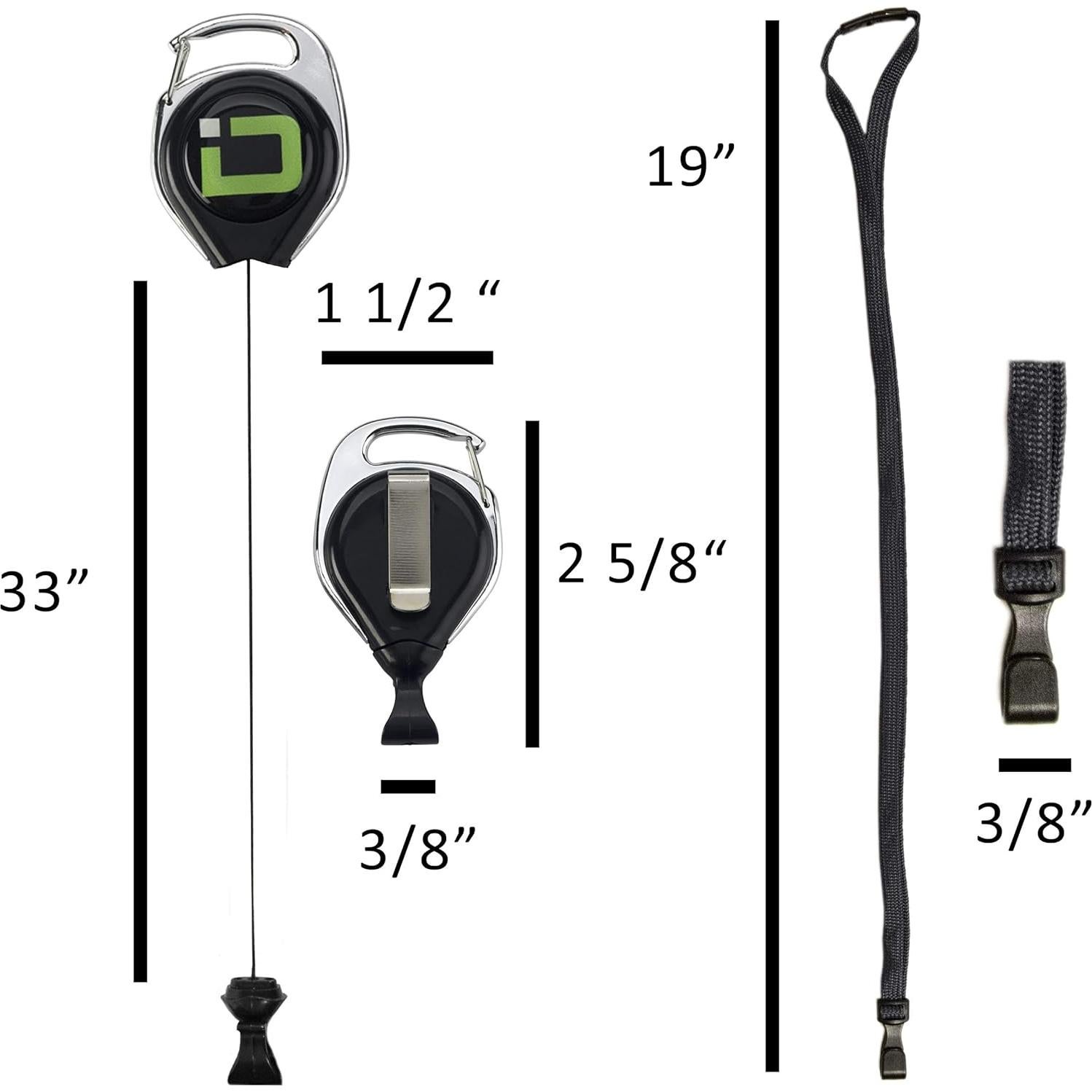 Soporte ID Stronghold Duolite para 2 Tarjetas con Cordón