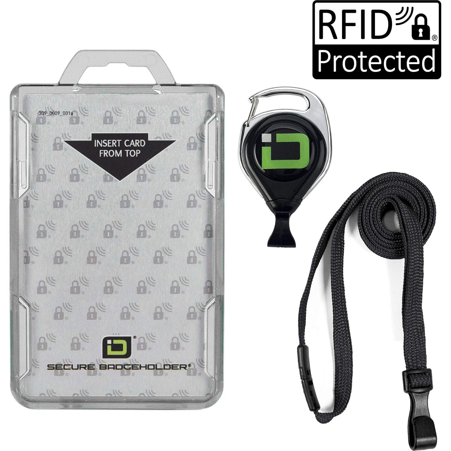 Soporte ID Stronghold Duolite para 2 Tarjetas con Cordón