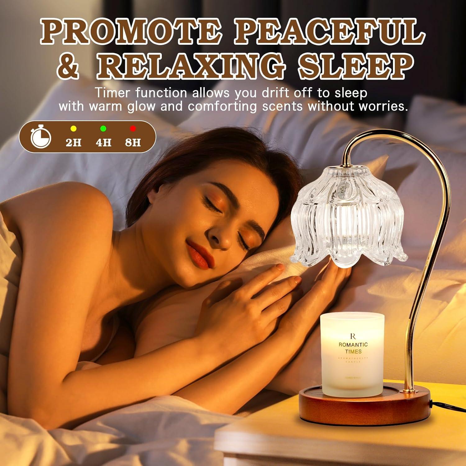 Lámpara Calentadora de Velas Funistree con Temporizador y Regulador