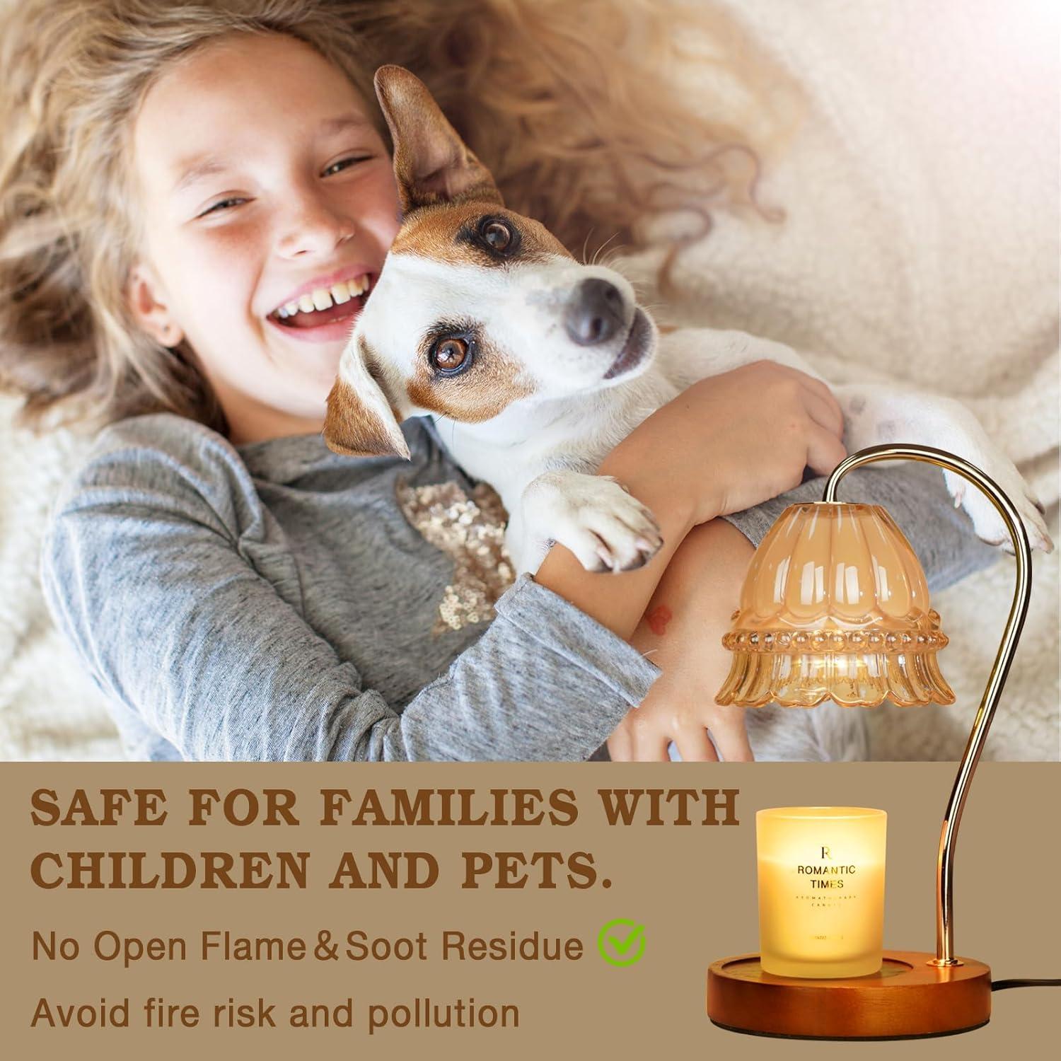 Lámpara Calentadora de Velas Eléctrica Funistree Ámbar