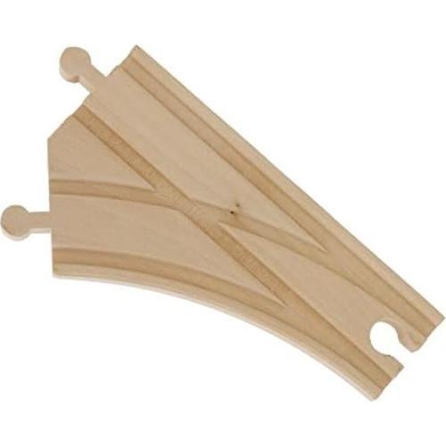 Juego de Pistas de Tren de Madera Right Track 52 Piezas