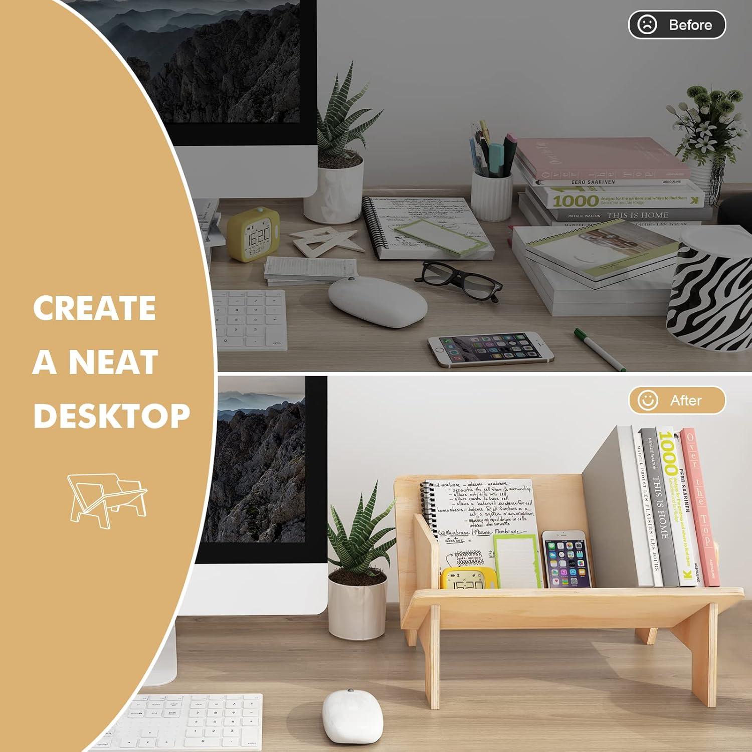 Estante de libros de madera clara RekRang 39.88x25.4x24.38 cm