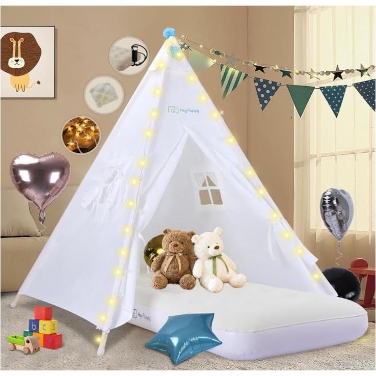 Tienda Tipi para Niños Heypappy - 6 Paquetes con Colchón Inflable