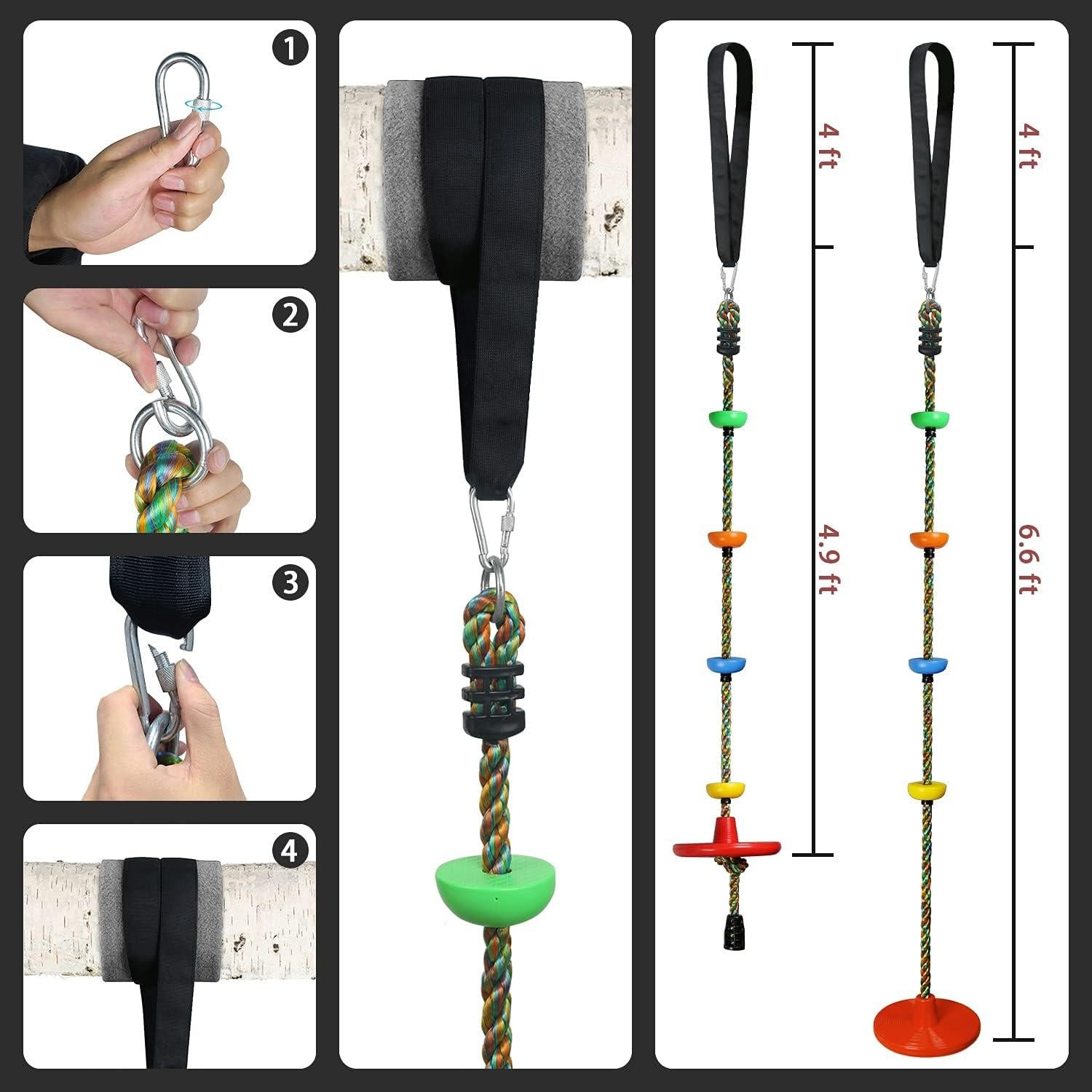 Columpio de Disco Fentin para Niños - Azul, 30.48 cm
