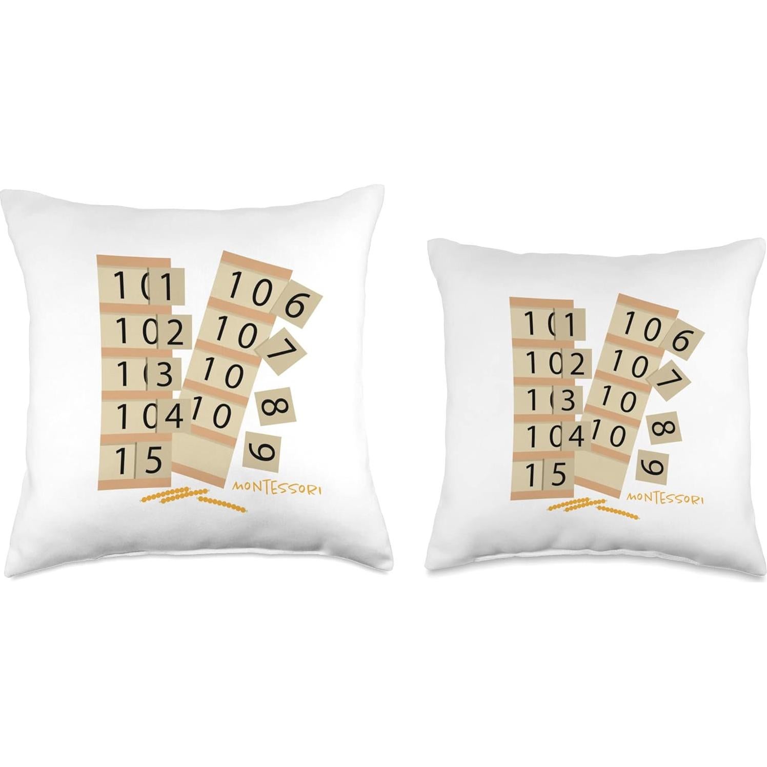 Cojín Montessori La Torre Rosa 45x45 cm Multicolor