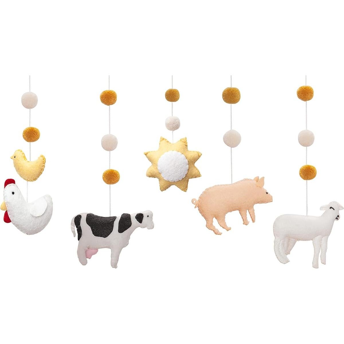 Móvil de Cuna Sorrel + Fern Animales de Granja Ajustable