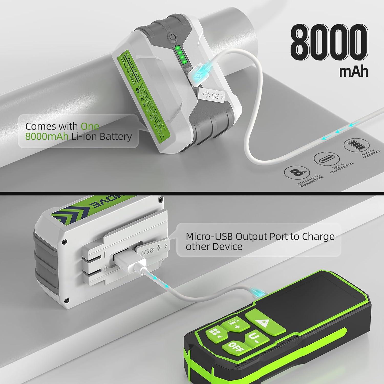 Nivel Láser 4D Huepar ZK04CG Verde Autonivelante 8000mAh