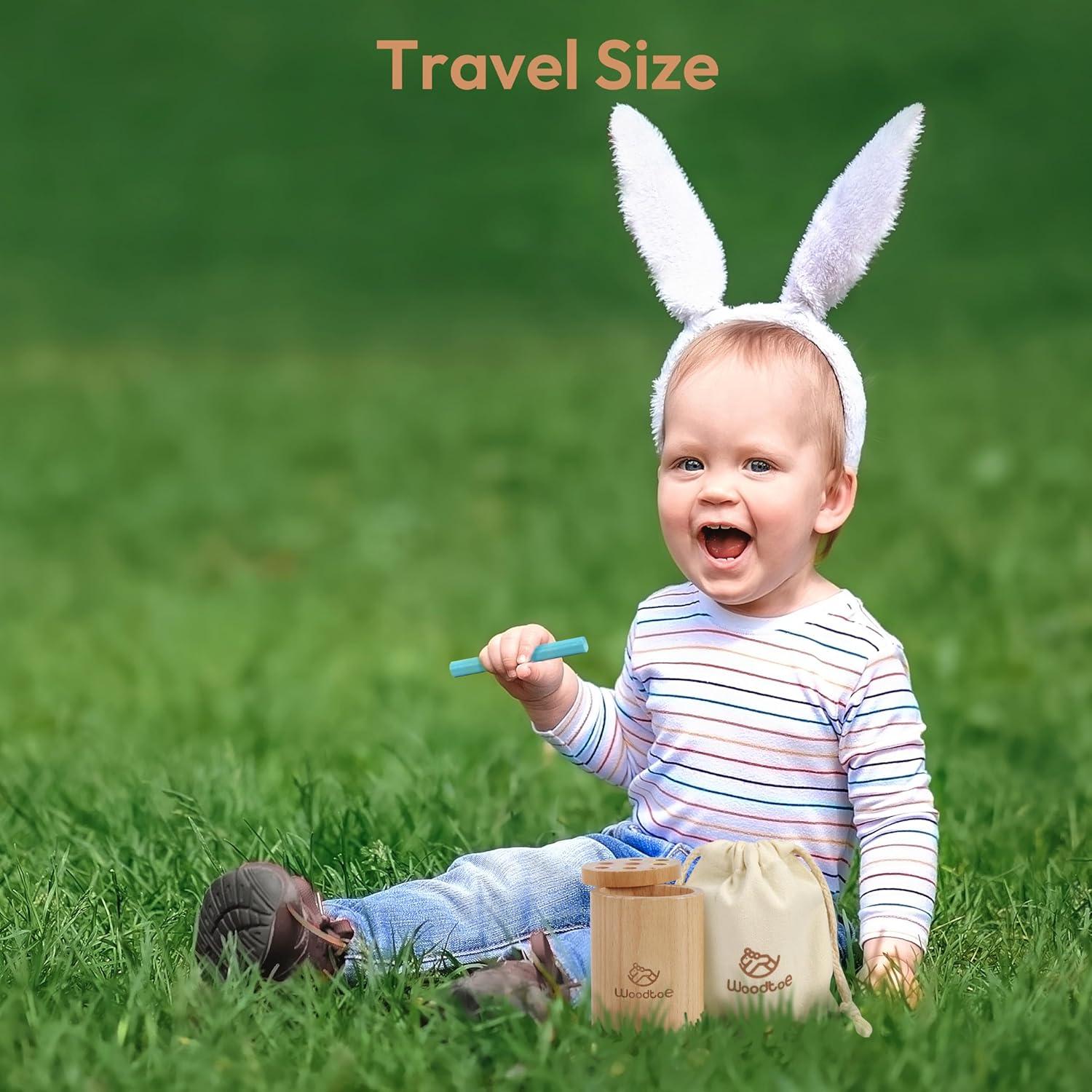 Juguete Montessori de Palitos de Madera Woodtoe - 14 Piezas