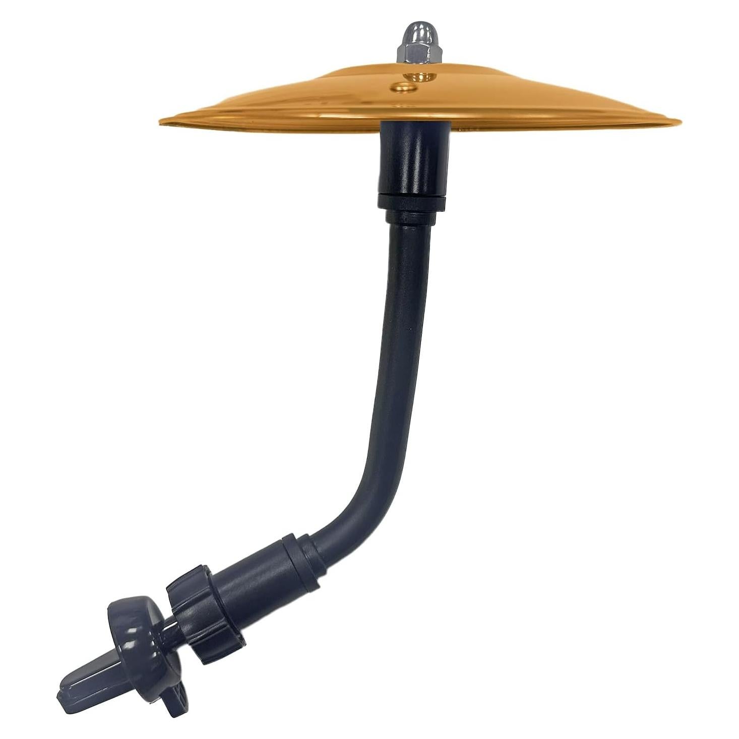 Cymbal de coche SCCUP 5.7" Oro para bateristas - Soporte ajustable