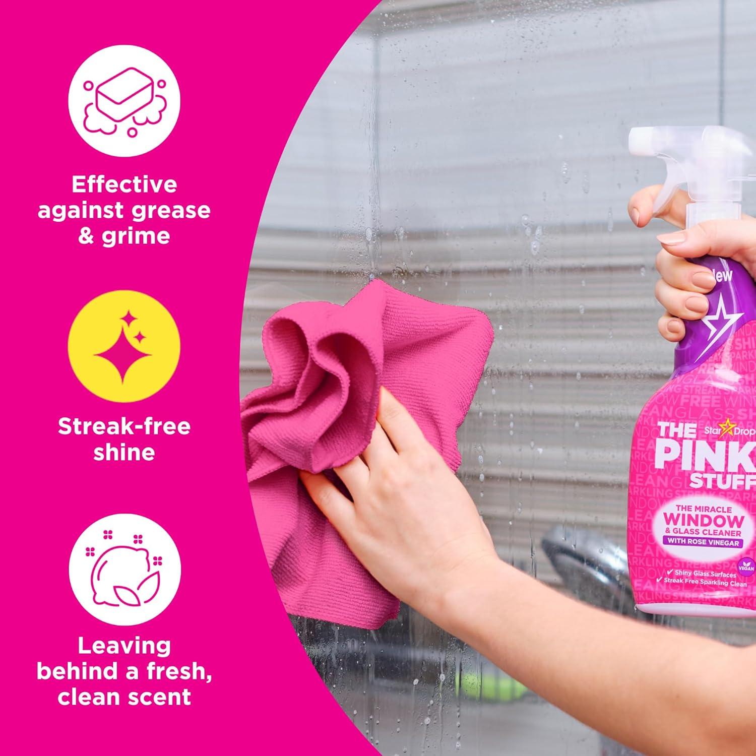 Limpiador de Ventanas The Pink Stuff 887 ml - Sin Rayas