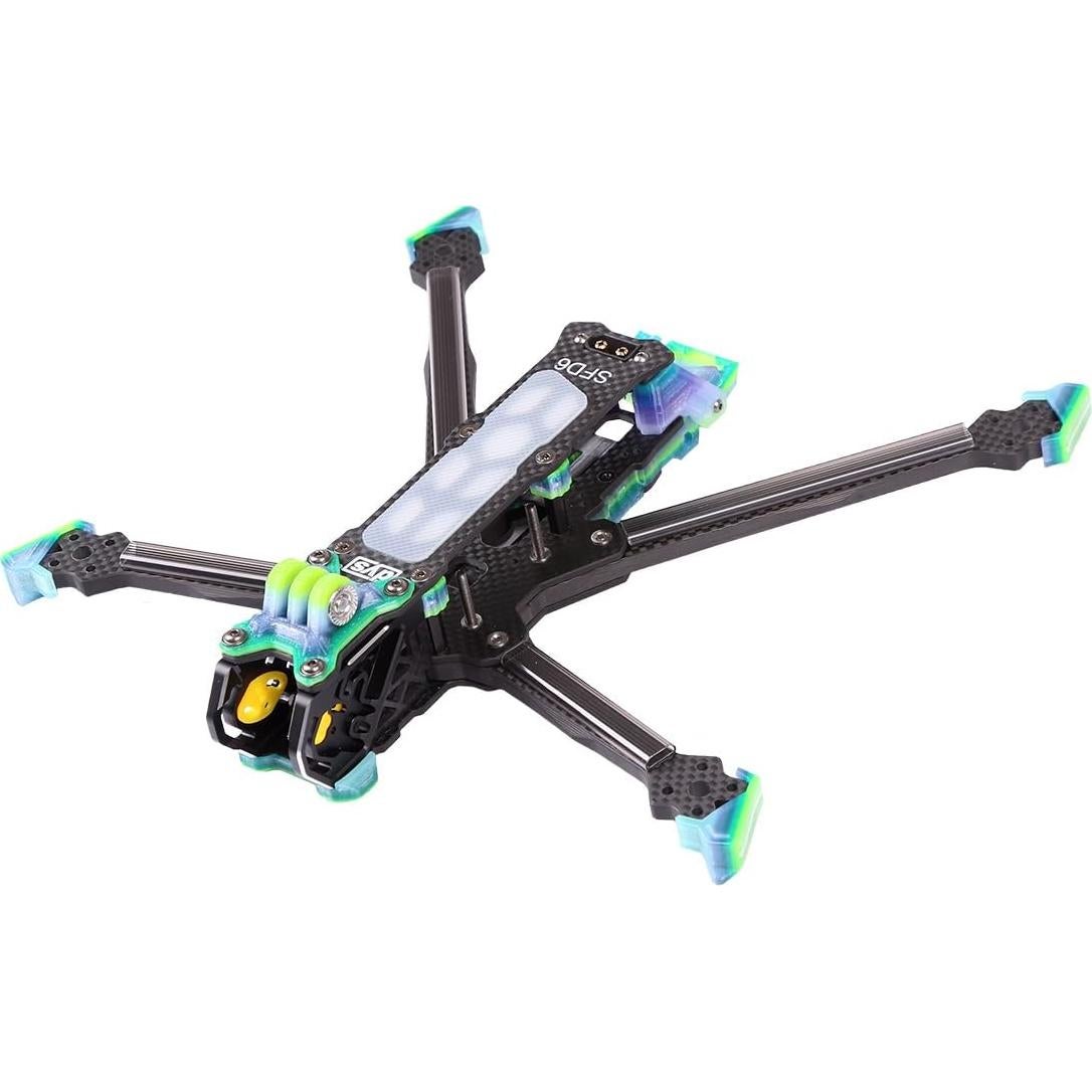 Kit Marco Drone FPV DYSRC SFD6 6 Pulgadas Fibra Carbono