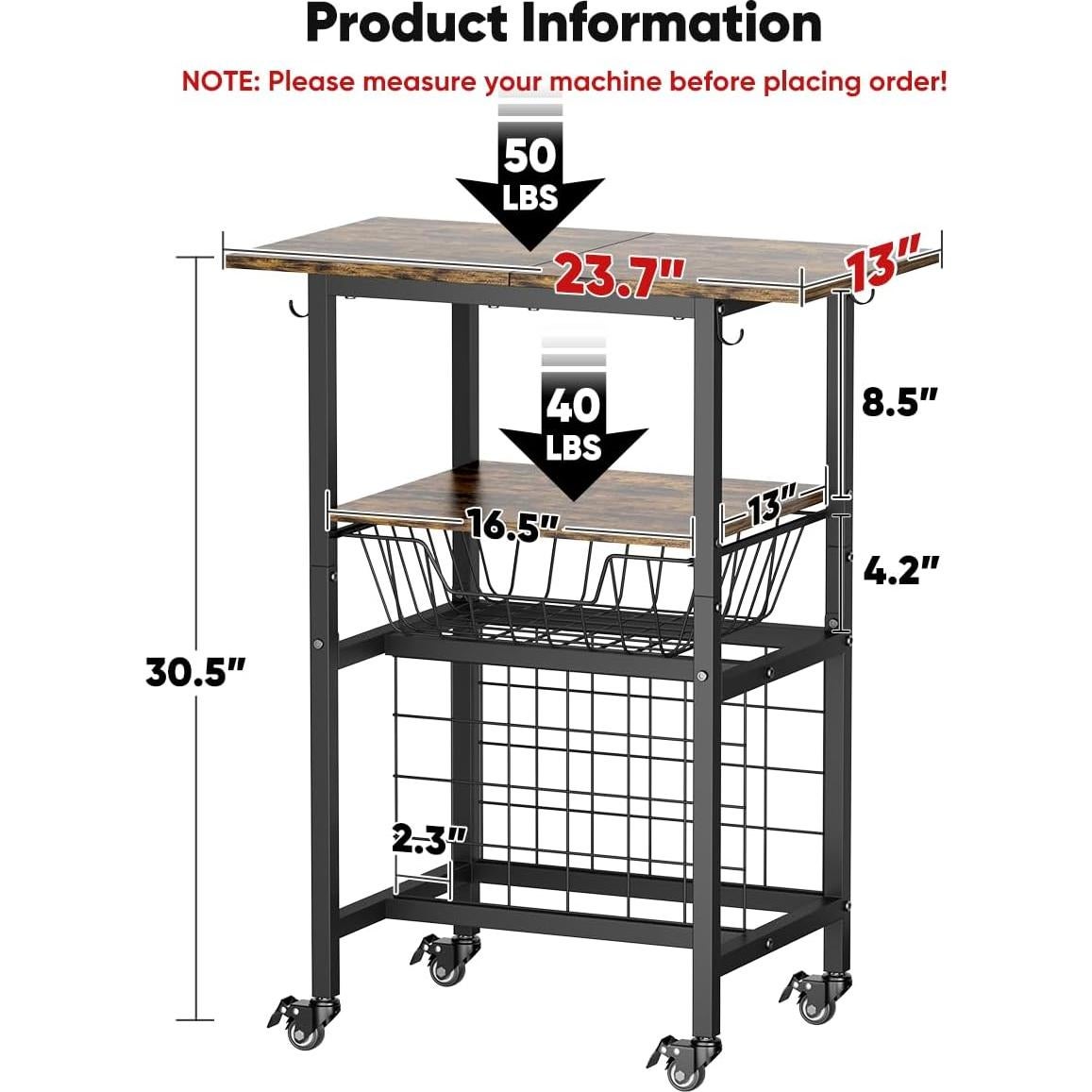 Carro de Prensa Térmica Móvil Ardier con Canasta y Ganchos