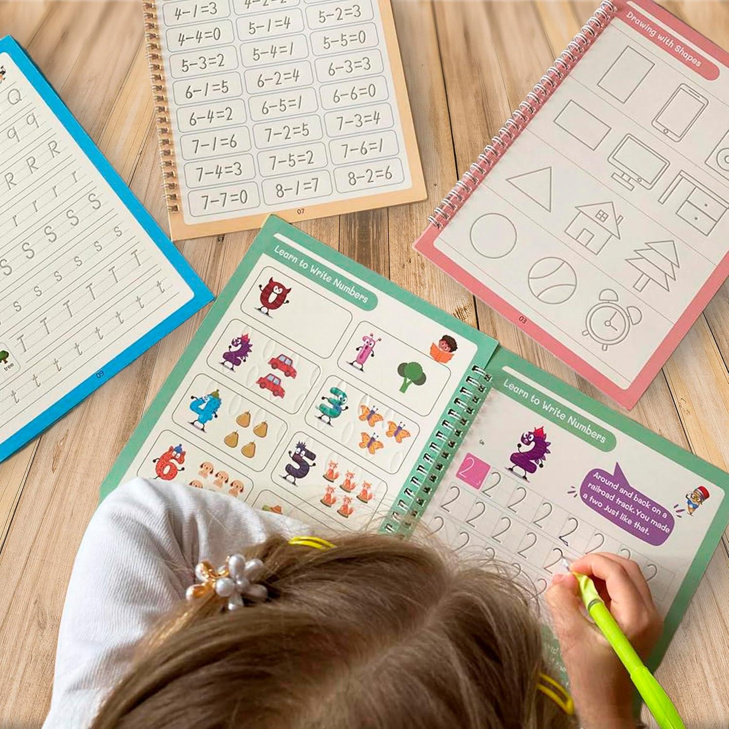 Cuaderno de Escritura Reutilizable Plotuse Mediano 3-5 Años