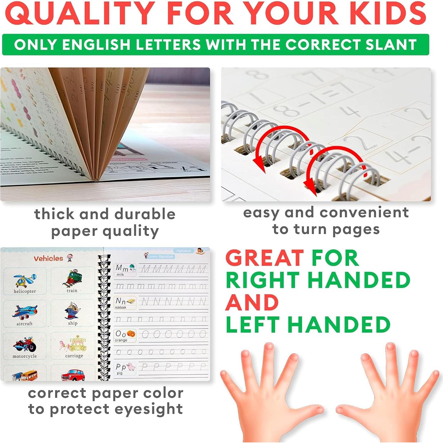 Cuaderno de Escritura Reutilizable Plotuse Mediano 3-5 Años