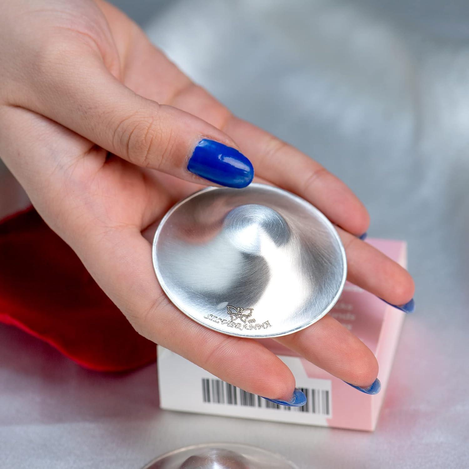 Copas de Lactancia de Plata Tri-Laminada 925k - X-Large