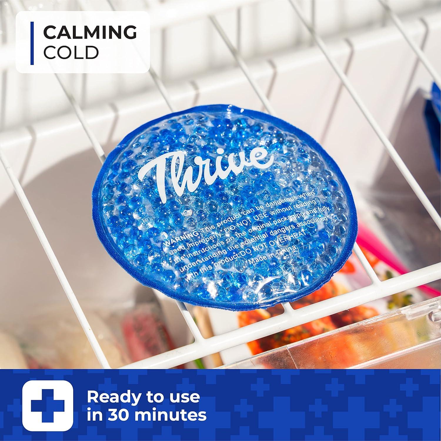 Juego de Paquetes de Hielo Gel Thrive - 6 Unidades Redondas Azules