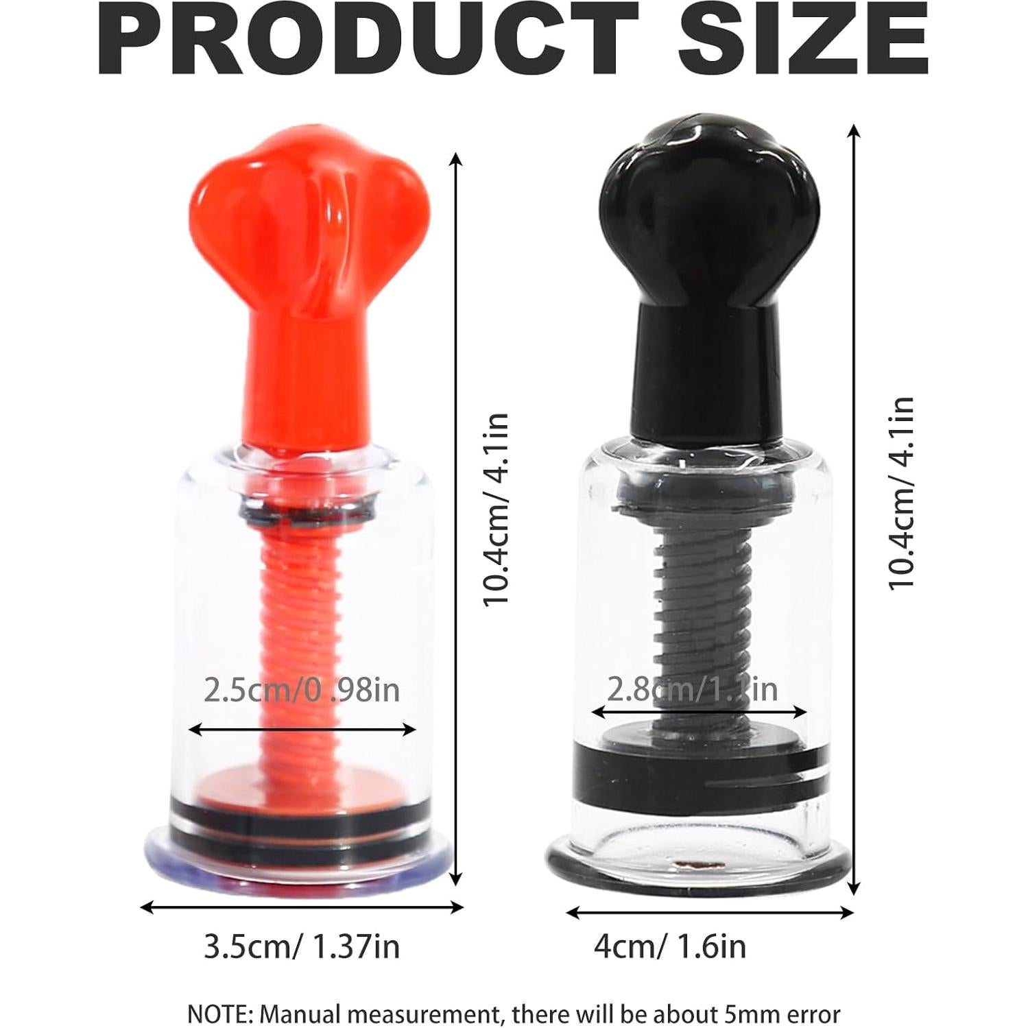 Correctores de Pezón Rojos y Negros Jesakmie para Lactancia