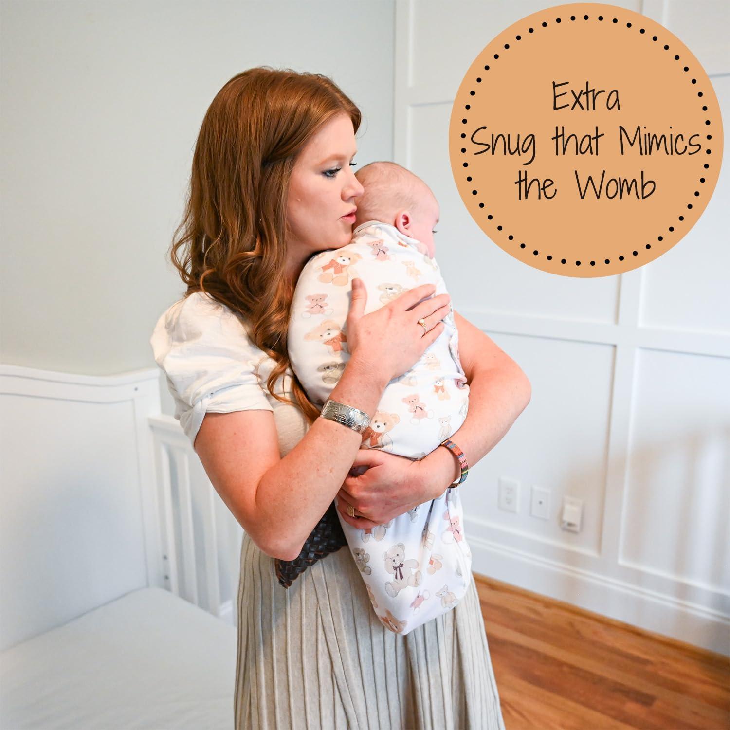 Saco de Sueño LollyBanks Oso de Peluche Algodón Orgánico 0-3 Meses