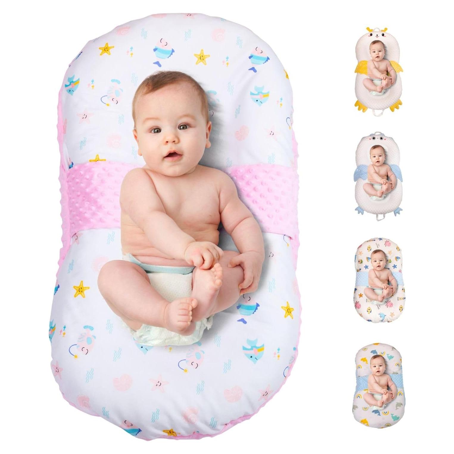 Cojín para Bebés Sprinta - Algodón Suave, 50x80 cm, Lavable