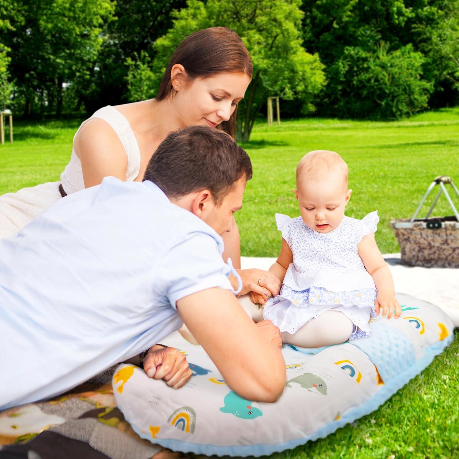 Cojín para Bebés Sprinta - Algodón Suave, 50x80 cm, Lavable