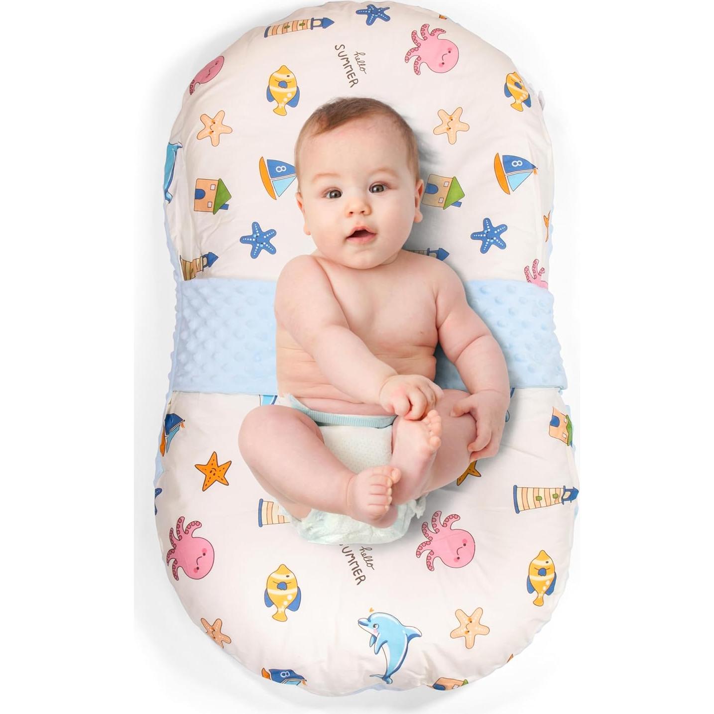 Cojín para Bebés Sprinta - Algodón Suave, 50x80 cm, Lavable