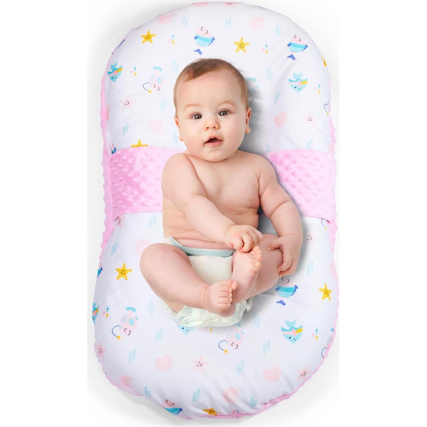 Cojín para Bebés Sprinta - Algodón Suave, 50x80 cm, Lavable