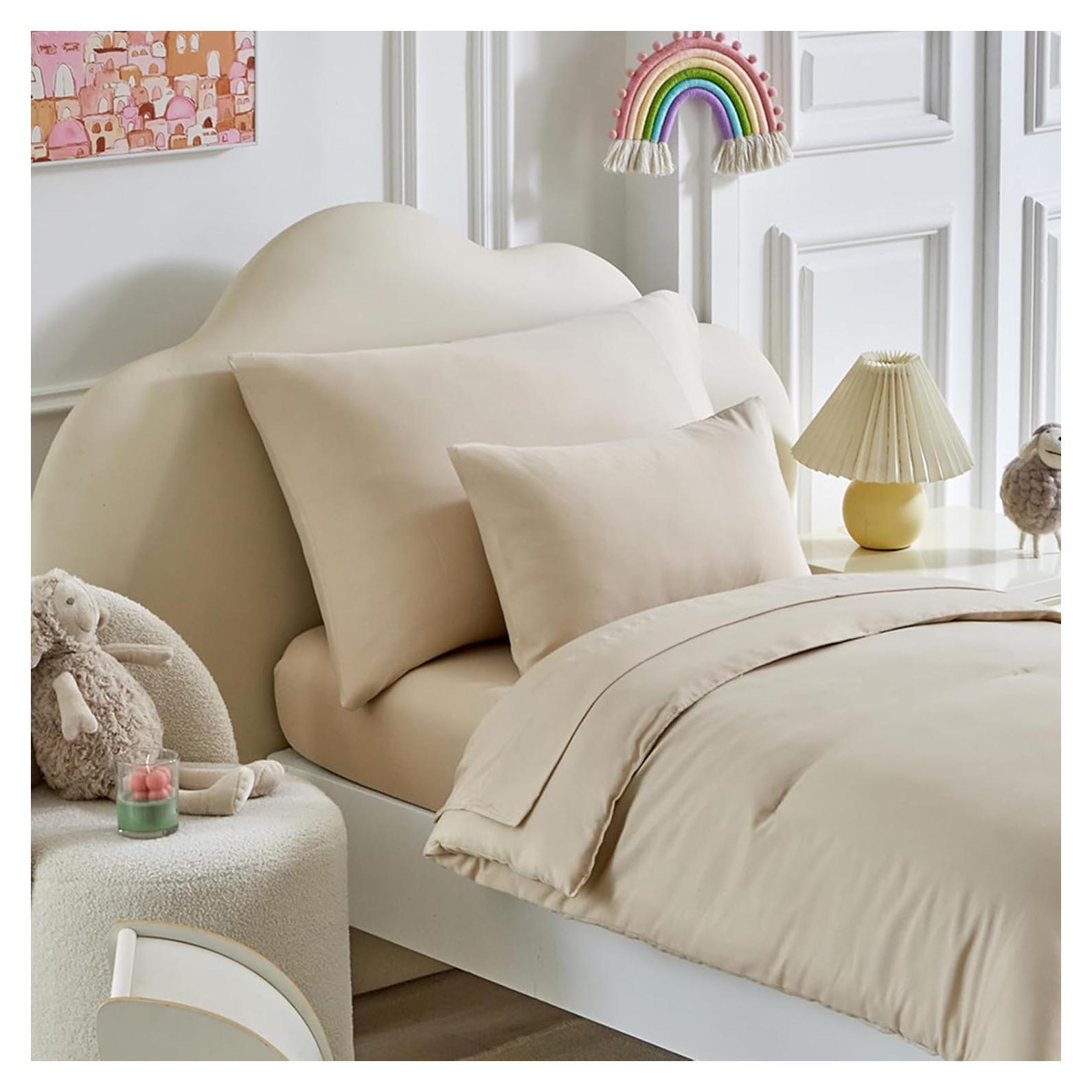 Juego de Ropa de Cama UOZZI BEDDING 5 Piezas Beige Niños